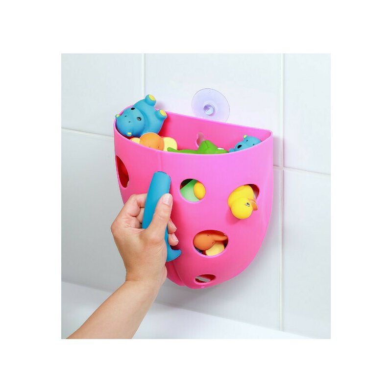 Little mom - suport pentru jucarii de baie roz