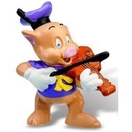 Bullyland - Figurina Disney Little Pigs, Violonist