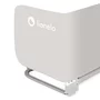Bariera de protectie pentru pat, Lionelo, Lora XL, Pliabila, Sistem de blocare StandSafe, Geanta de transport inclusa, 150x46 cm, Conform cu BS 7972:2001+A1:2009, Bej - 10