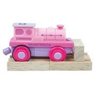 BigJigs - Locomotiva electrica roz