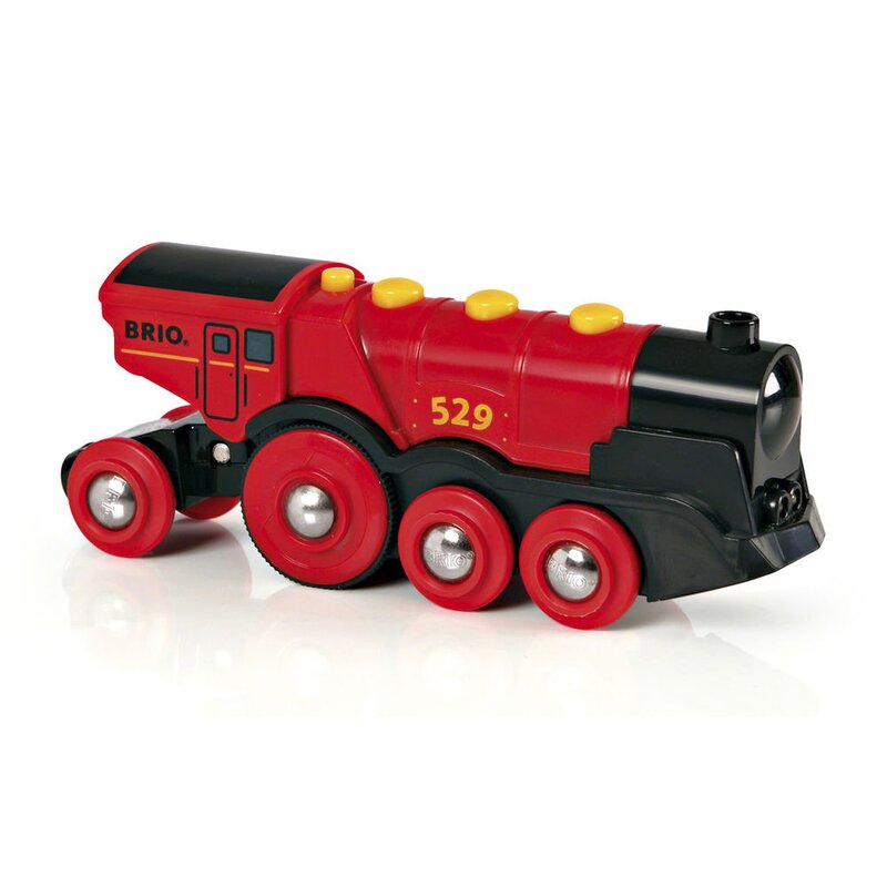 Brio - locomotiva, rosu