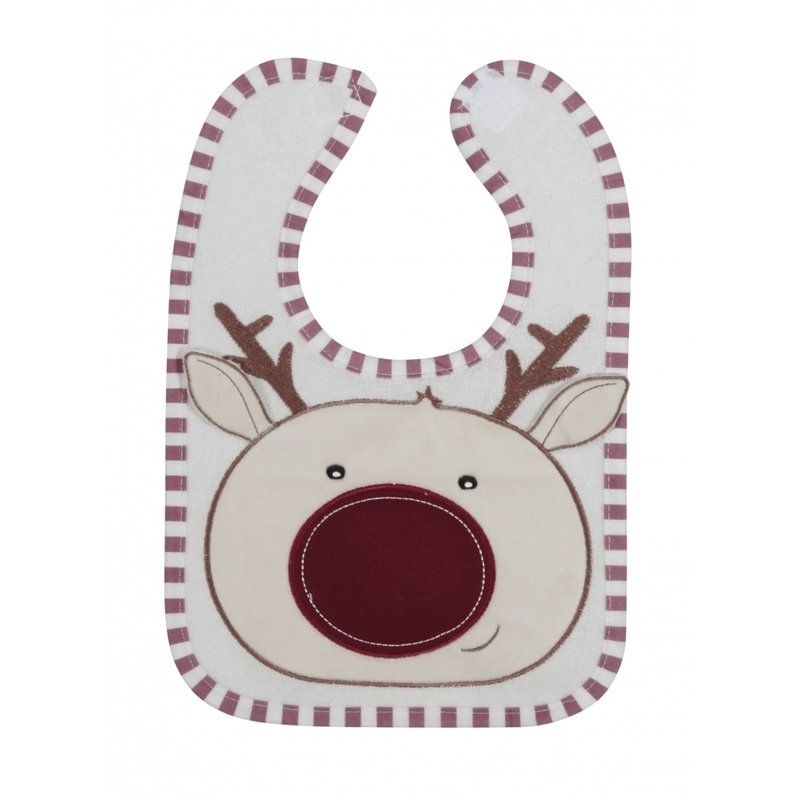 Lorelli - baveta bumbac cu broderie 3d deer