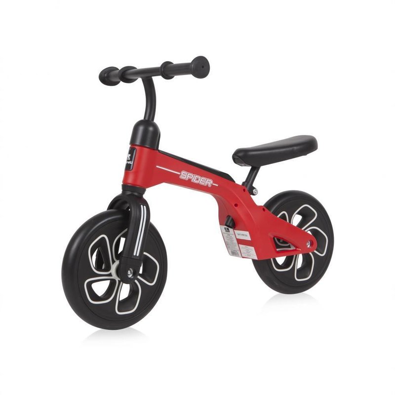 Lorelli - bicicleta fara pedale spider , de tranzitie pentru copii, rosu