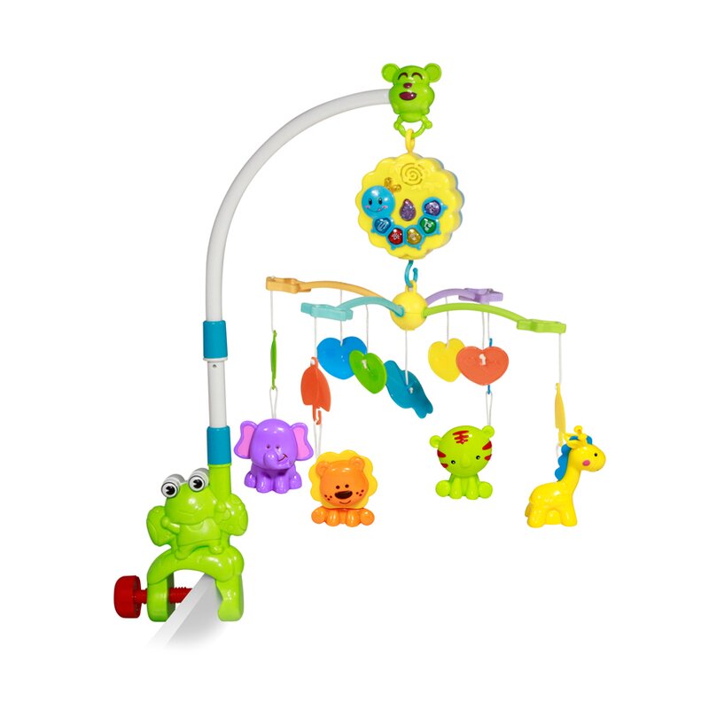 Lorelli - carusel muzical pentru pat, electric, froggy
