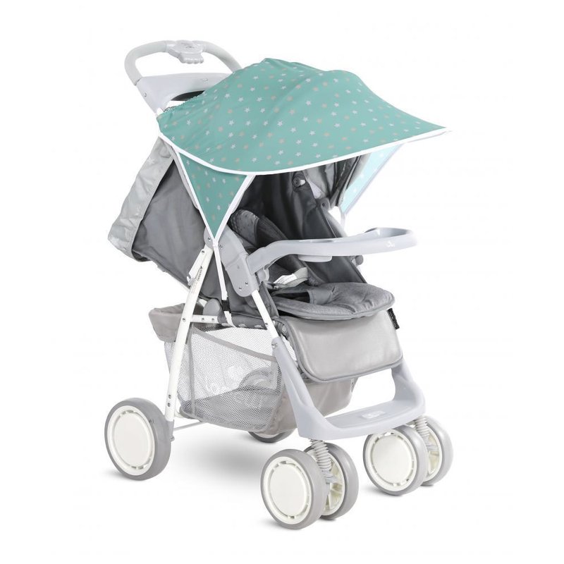 Lorelli - copertina pentru carucior cu protectie solara , green stars
