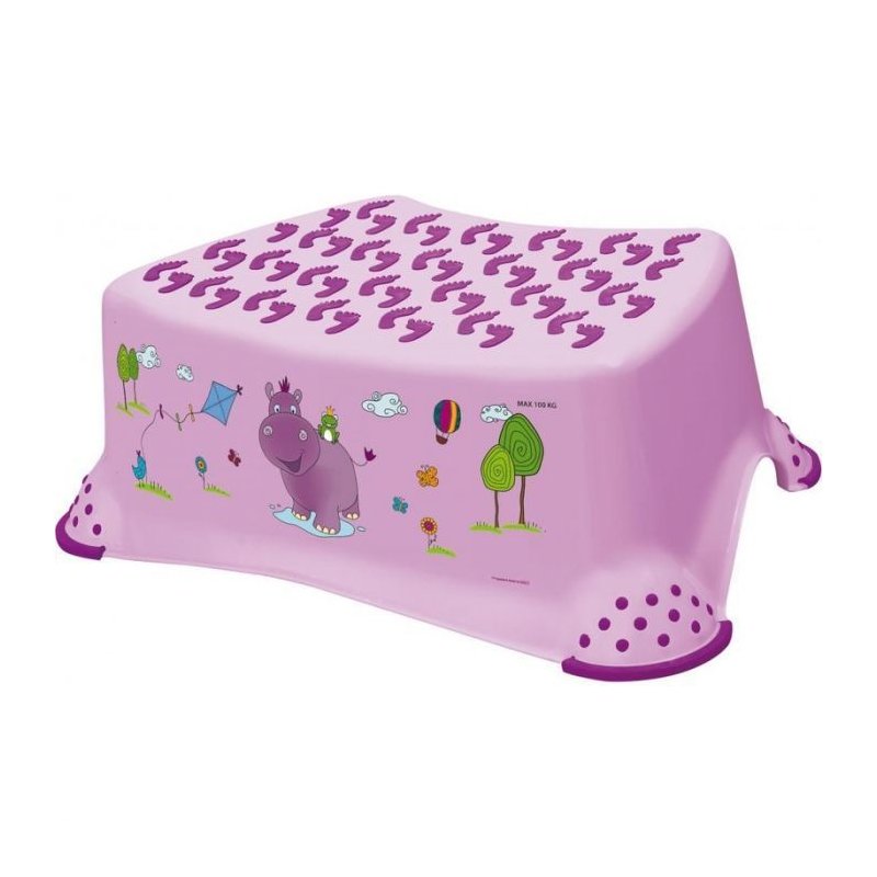 Lorelli - inaltator baie antiderapant hippo, lilac