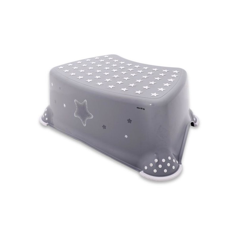 Lorelli - Inaltator de baie antiderapant Stars , Grey