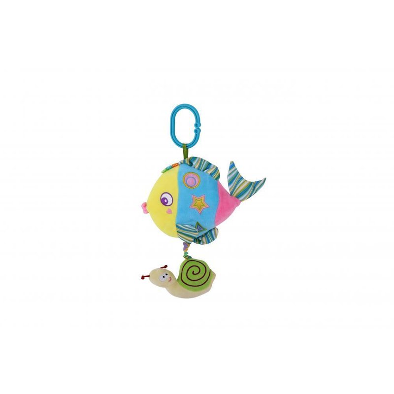 Lorelli - jucarie muzicala din plus, colorful fish, 32 cm