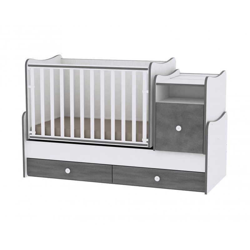 Lorelli - mobilier transformabil trend plus , white vintage grey