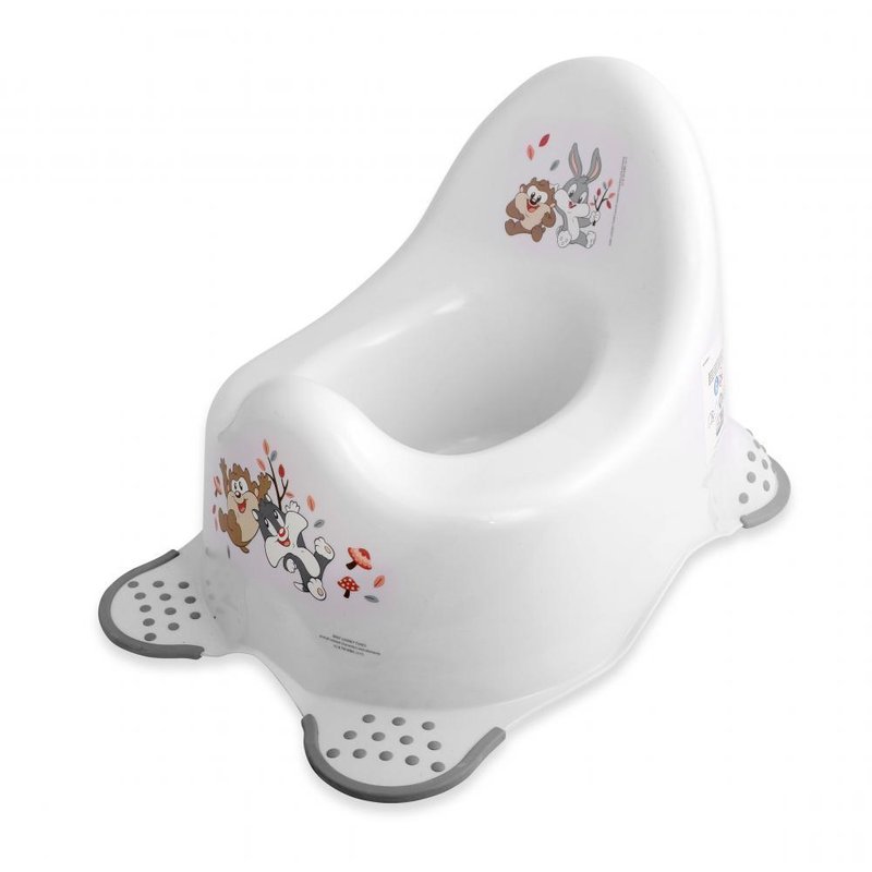 Lorelli - olita anatomica antiderapanta, happy melodies, white