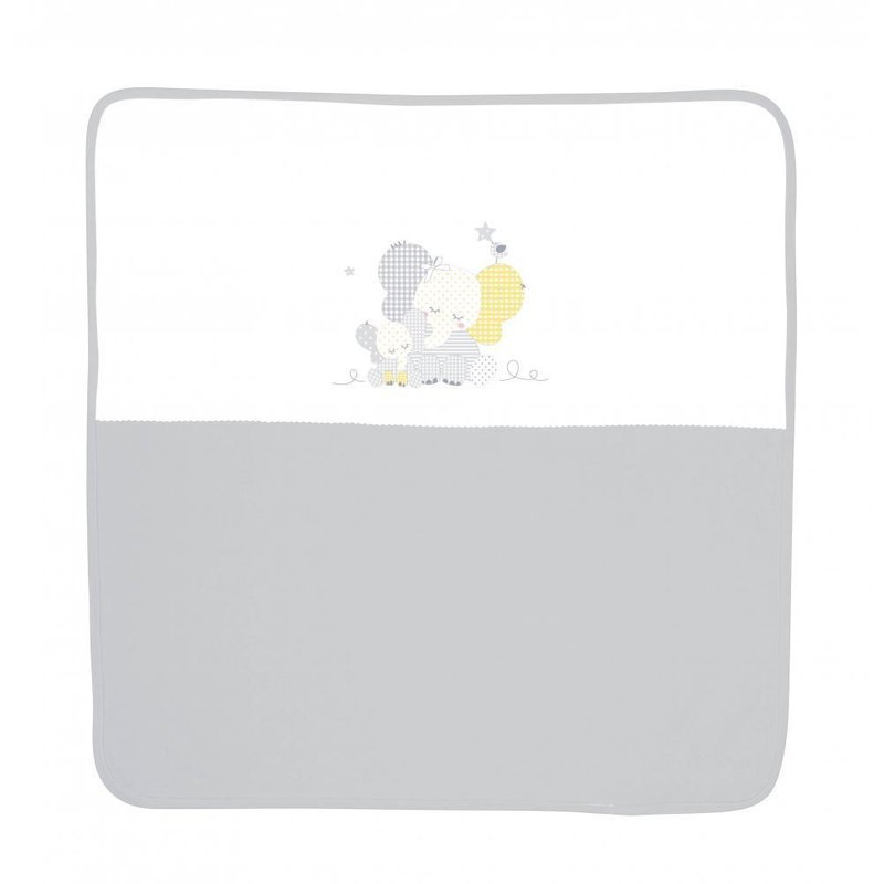 Lorelli - paturica bumbac bebe, 90 x 90 cm, za za grey