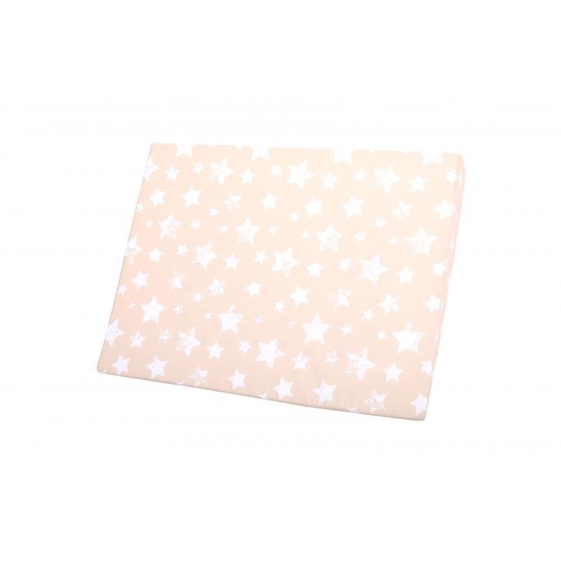 Lorelli - perna inclinata antisufocare, air comfort, 60 x 45 x 9 cm, husa detasabila si lavabila, stars beige
