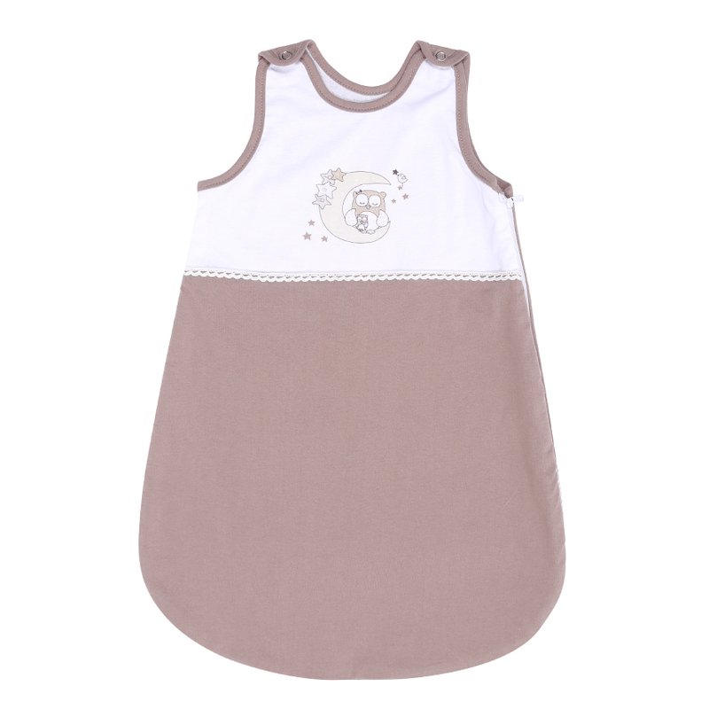 Lorelli - sac de dormit de iarna, 60 cm, 0-6 luni, cu broderie, za za beige