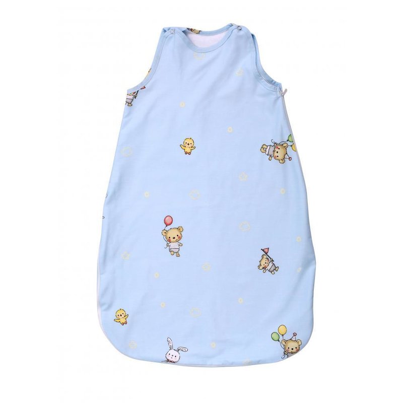 Lorelli - Sac de dormit de iarna, 80 cm, bumbac ranforce, Bear Party Blue