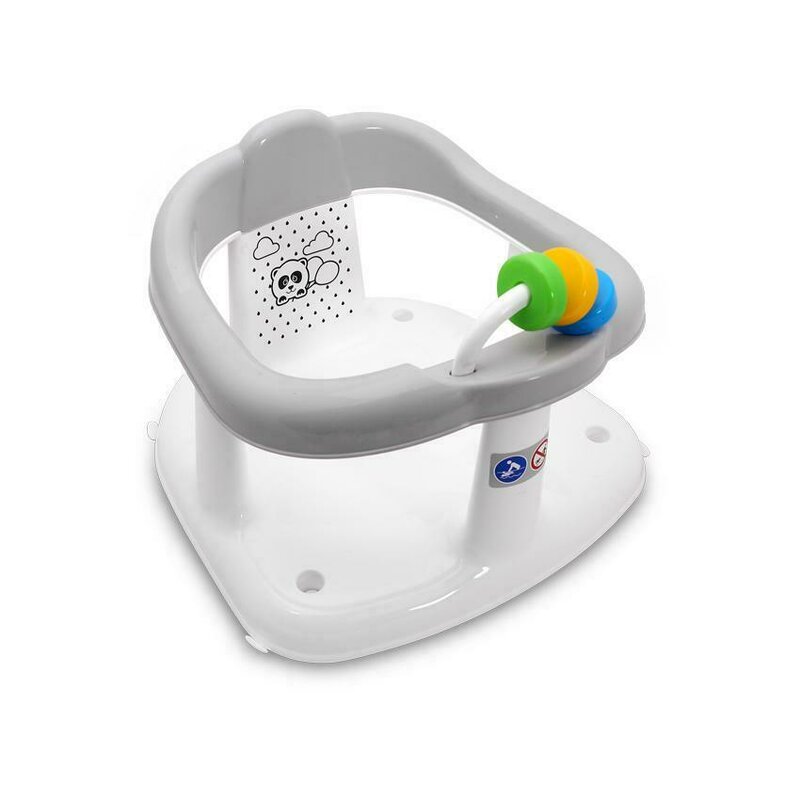 Lorelli - scaun de baie antiderapant panda, gri