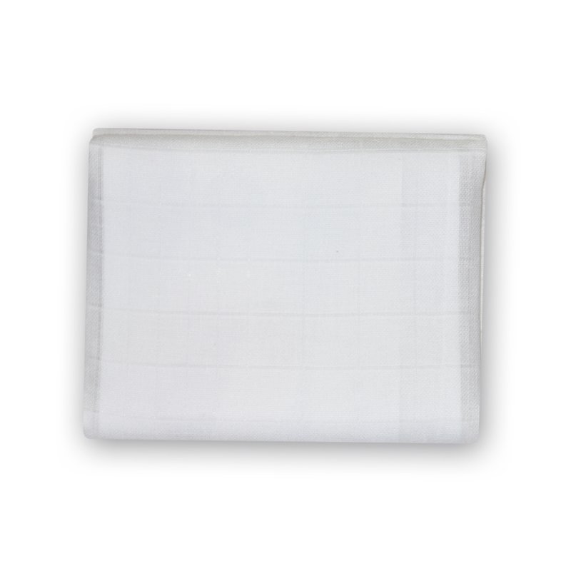 Lorelli - scutec pled muselina, 90 x 90 cm, white