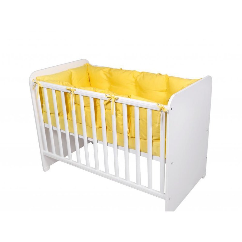 Lorelli - set protectii laterale pentru pat 4 piese, 60 x 120 cm, yellow