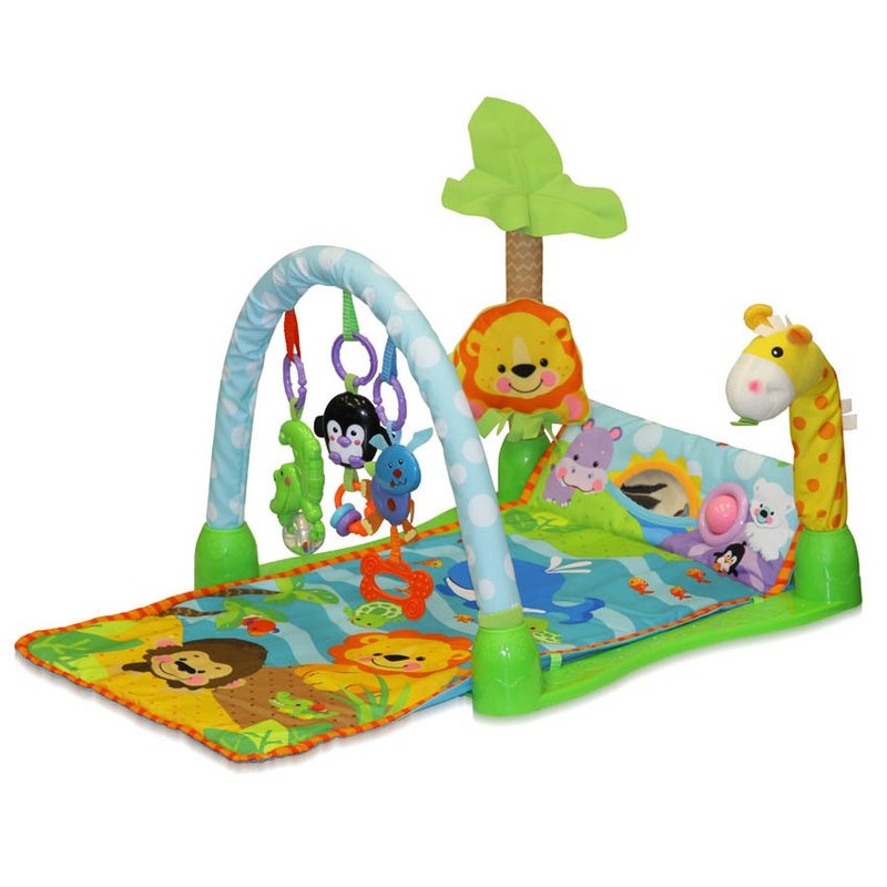Lorelli - spatiu de joaca cu jucarii muzicale gym giraffe 100 x 44 cm
