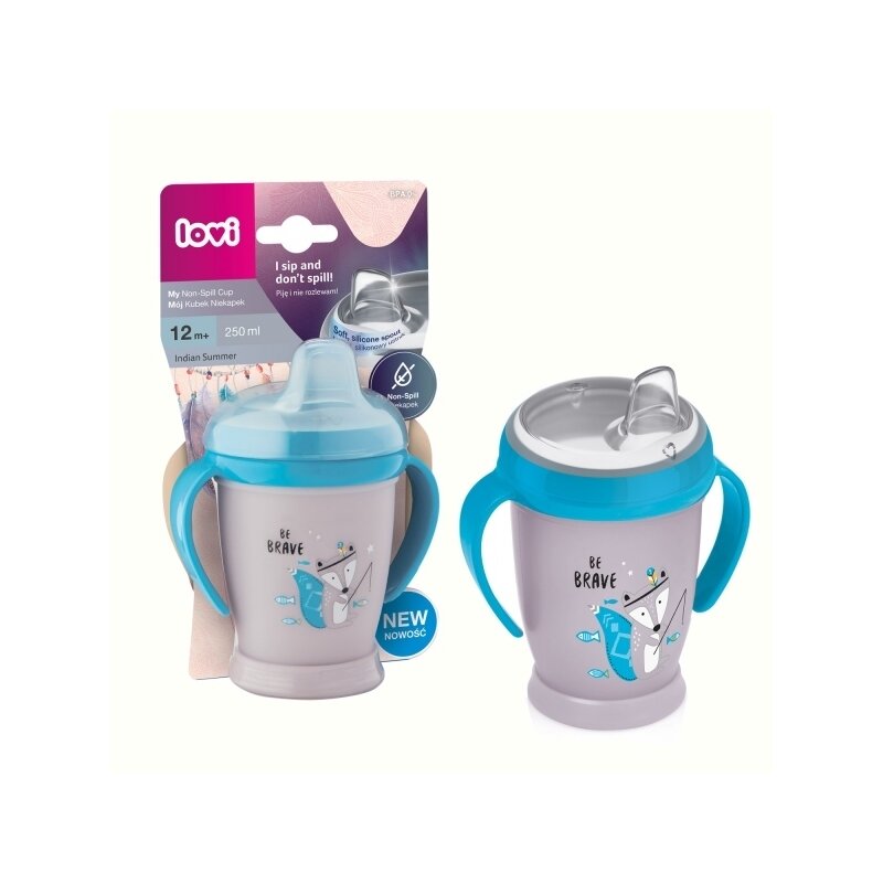 Lovi - cana mea non-spill junior 250 ml indian summer baiat - 35/346boy