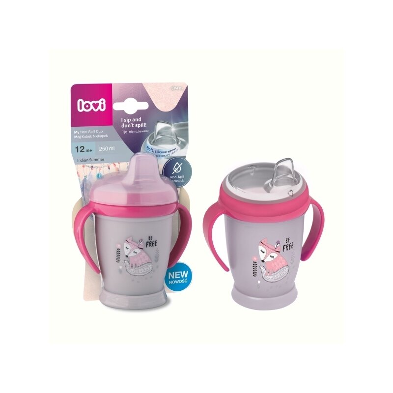 Lovi - cana mea non-spill junior 250 ml indian summer fata - 35/346girl