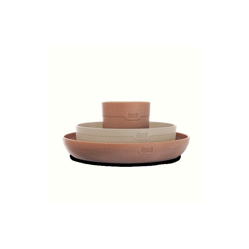Lovi - set 2 farfurii si cana granola 21/532_bei