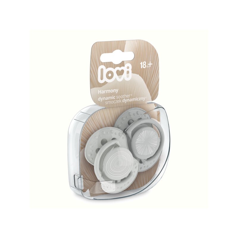 Lovi - suzeta silicon dynamic 18+ m 2 pcs harmony boy 22/908_boy