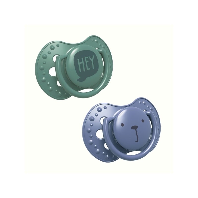 Lovi - suzeta silicon dynamic 3-6m 2 pcs hey baiat - 22/886boy