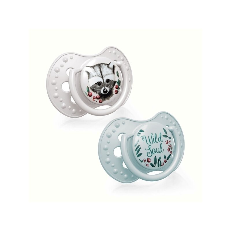 Lovi - suzeta silicon dynamic 3-6m 2 pcs wild soul baiat - 22/883boy