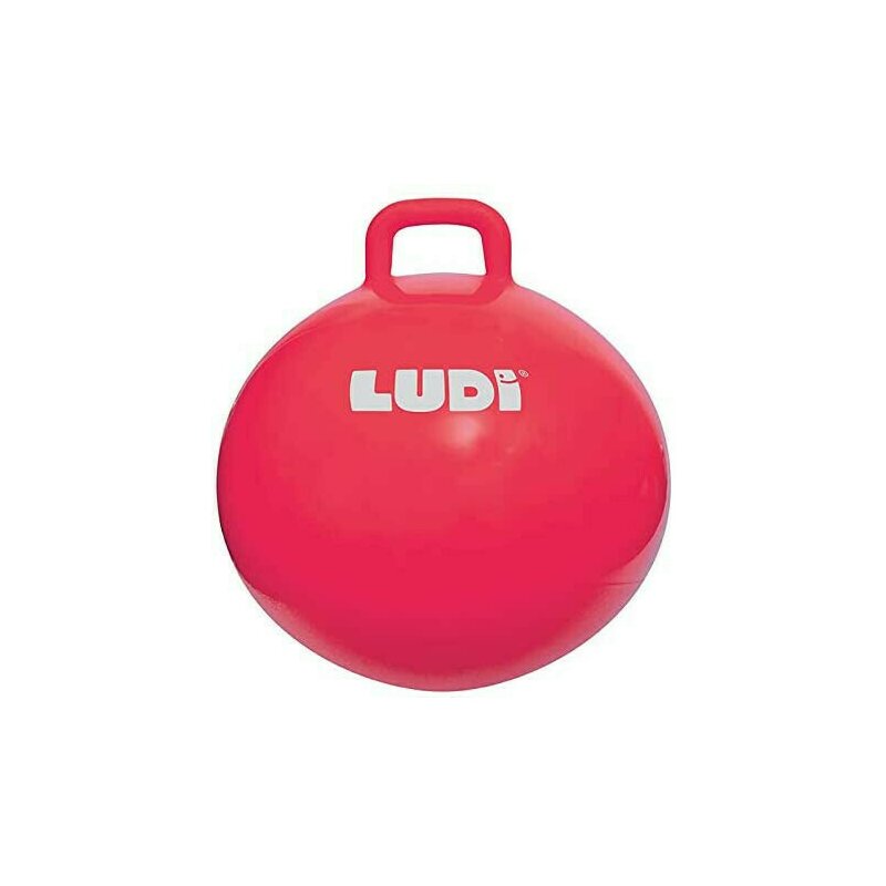 Ludi - Jumper gonflabil Minge 55 cm, Rosu