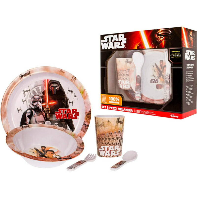 Lulabi set pentru masa melamina 5 piese star wars lulabi 8340300
