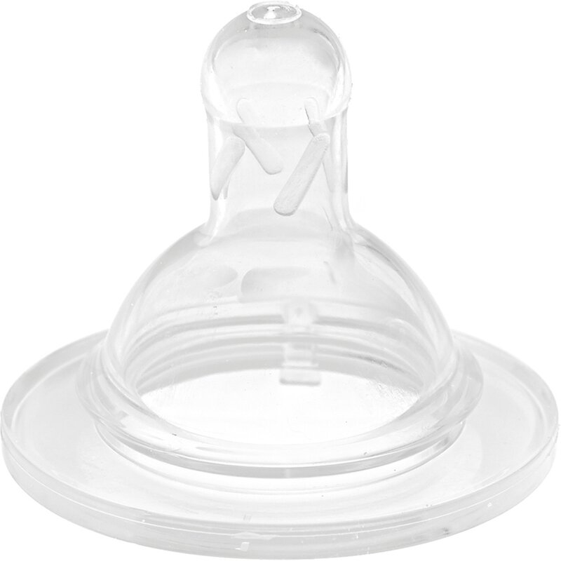 Lulabi set tetine de silicon cu flux mediu lulabi 8090102