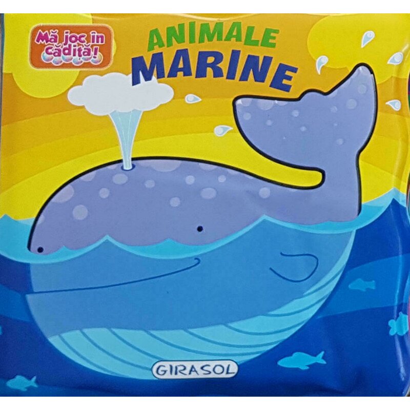 Carte cu povesti ma joc in cadita! animale marine