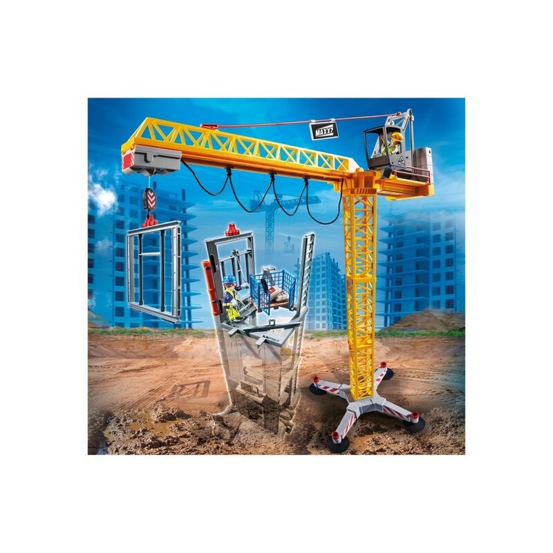 Playmobil - macara cu telecomanda pt constructii