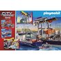 Playmobil - Macara De marfa , City Action , Cu container - 6
