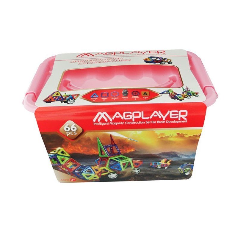 Magplayer joc de constructie magnetic - 66 piese