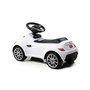Vehicul ride-on, BabyTrold, Model Mercedes, Claxon pe volan, 18 luni+, Sustine 25 kg, 67x29x37 cm, Alb - 2