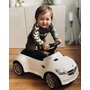Vehicul ride-on, BabyTrold, Model Mercedes, Claxon pe volan, 18 luni+, Sustine 25 kg, 67x29x37 cm, Alb - 6