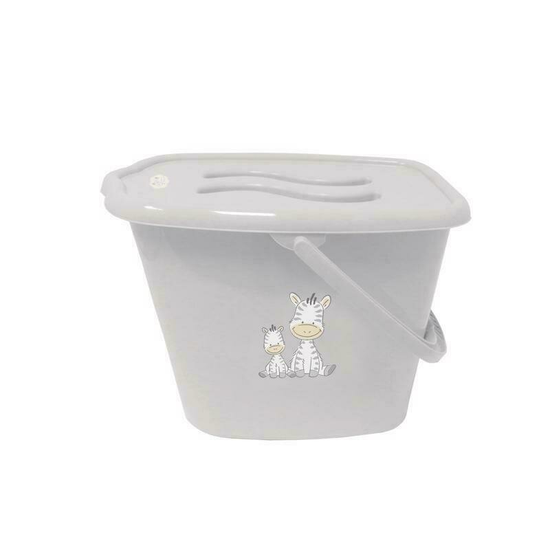 Maltex baby- suport multifunctional de scutece, zebra, 35 x 25 x 26 cm, alb