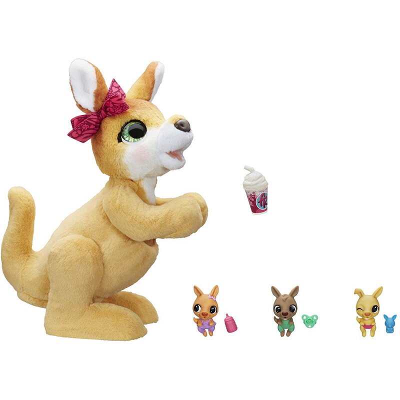Hasbro - jucarie din plus interactiva mama josie the kangaroo, multicolor