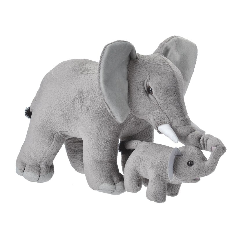 Wild republic - jucarie din plus elefant , mama si puiul