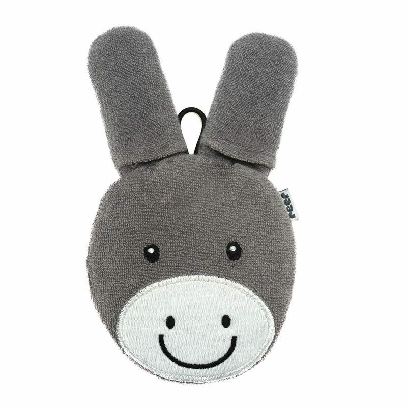 Manusa de baie pentru bebelusi, material textil, forma magarus, fara bpa, 0+ luni, reer babycare wash pad 81091