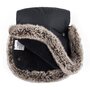 Manusi calduroase pentru carucior, Petite&Mars, Furry, Cu blanita detasabila, Pentru vremea rece, Potrivite pentru orice carucior, Impermeabile, Inchidere prin capse, Forever Black - 2
