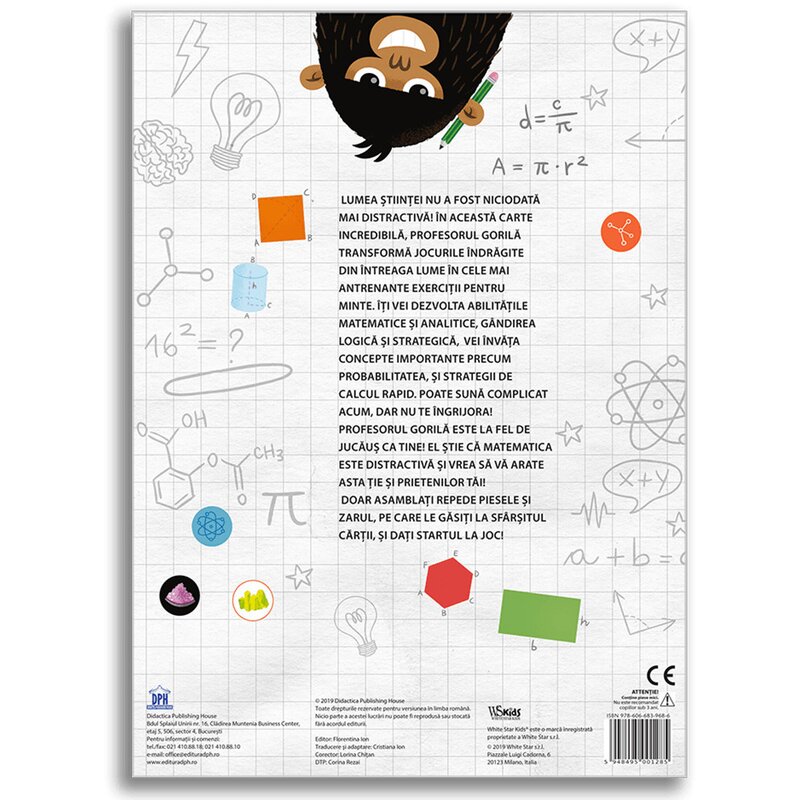Dph - carte cu activitati , cu jocuri pentru minte