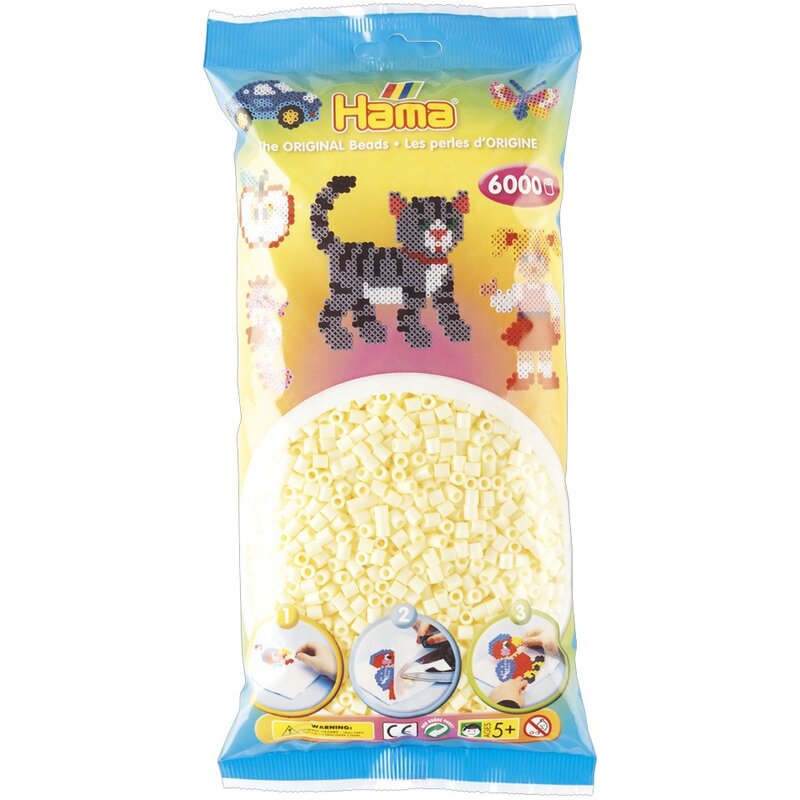 Hama - set margele de calcat midi, bej