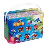 Hama - Set margele de calcat Mix 6 culori pastel 1 Model 1 Midi