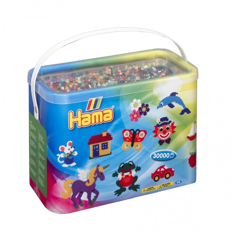 Hama - set margele de calcat mix de 22 culori model 1 midi