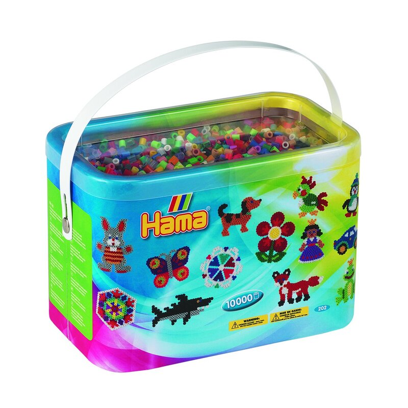 Hama - set margele de calcat mix de 52 culori model 3 midi