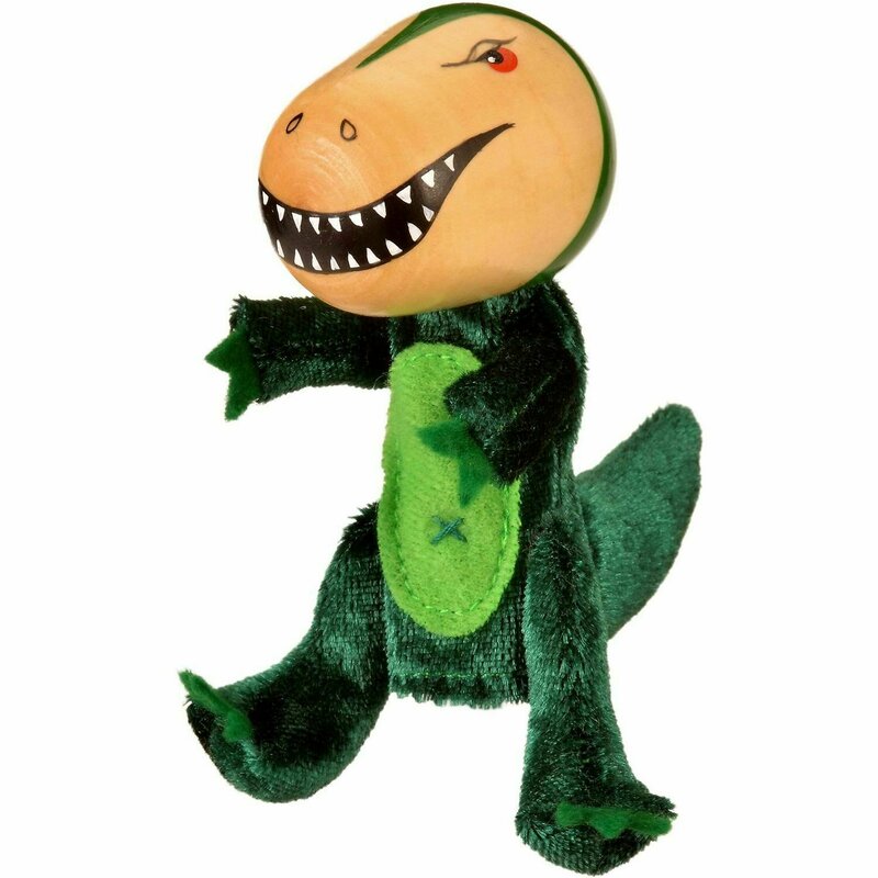 Fiesta crafts - marioneta pentru deget t-rex