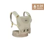 Marsupiu bebe, Bebe Stars, Carry Me Air max, Cu 3 moduri de purtare, Conform cu EN13209-2, EN71-2, EN71-3, 4 - 24 luni, Beige - 1