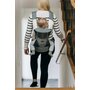 Marsupiu bebe, FreeON, Carry Me, 3 in 1, De la 4 luni pana la 15 kg, Tesatura din plasa 3D, Confortabil si sigur pentru bebe, Gri - 8